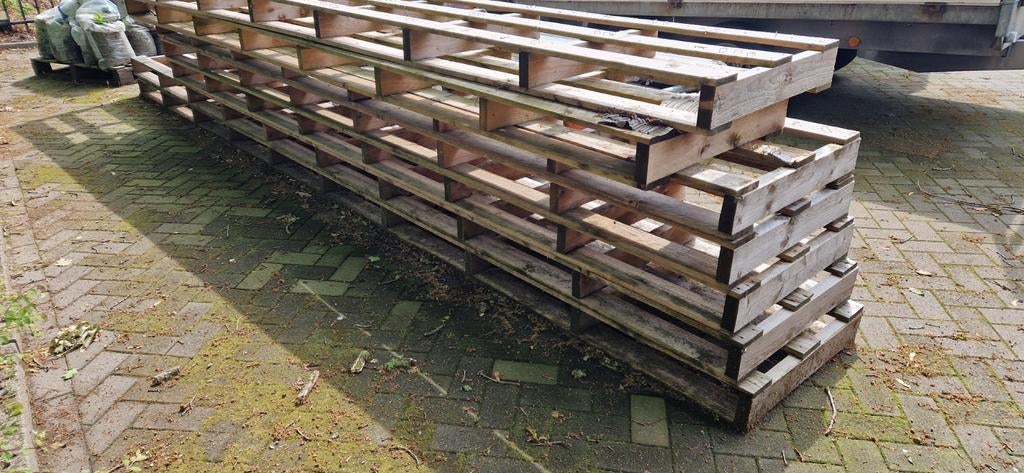 GRATIS houten pallets afhalen in Roosendaal, Ophalen, Gebruikt, 250 cm of meer, Planken