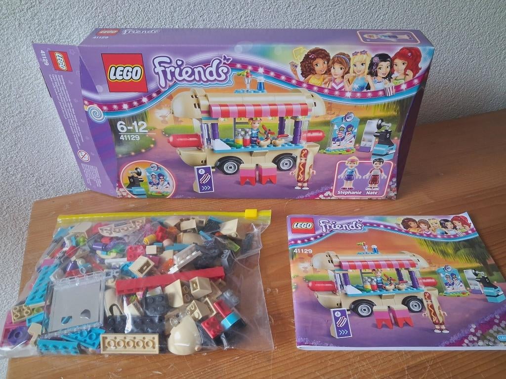 Lego Friends 41129 Pretpark hotdog-wagen, Lego, Friends, Ophalen of Verzenden, Zo goed als nieuw