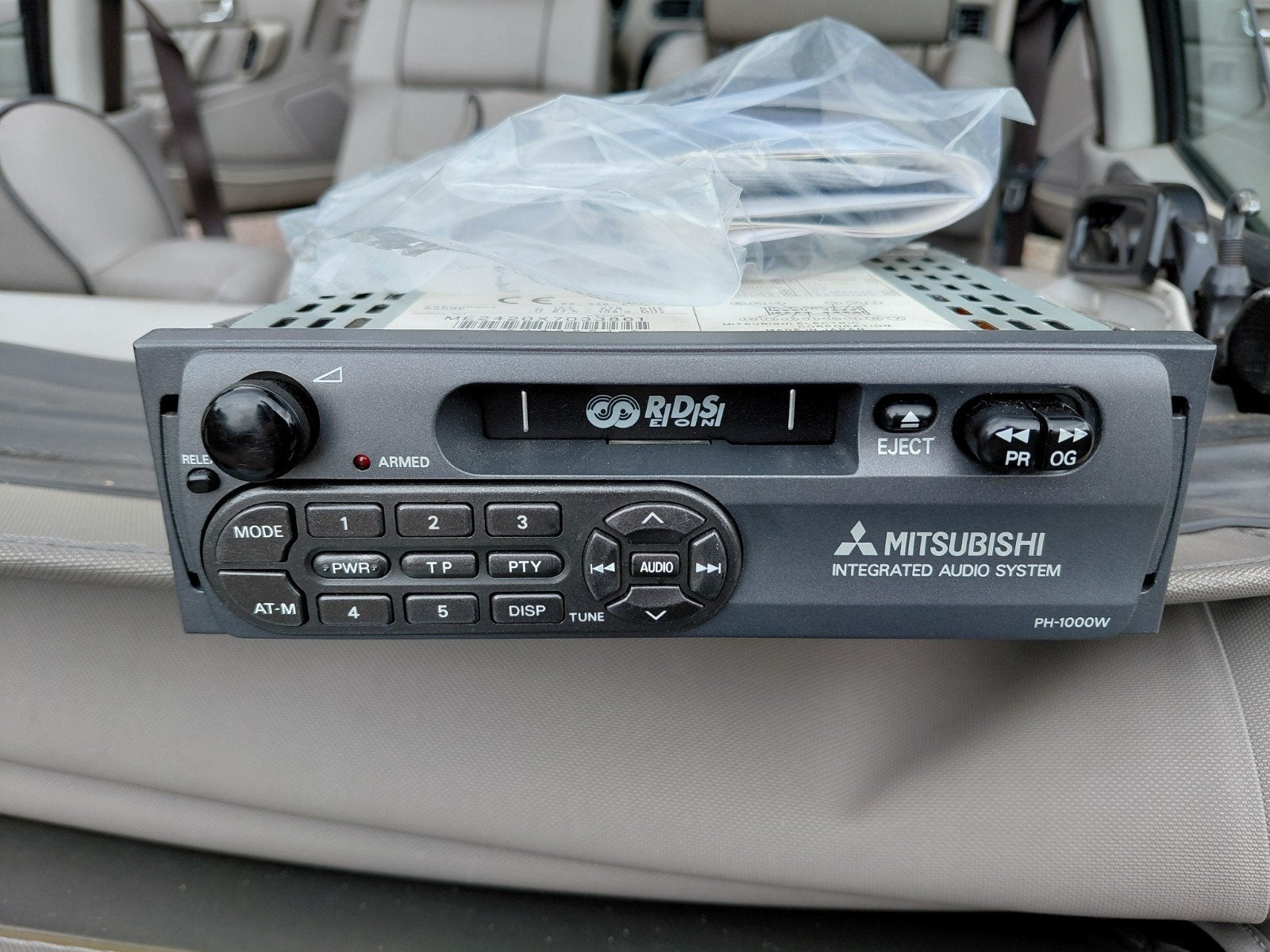 Mitsubishi PH-1000W Cassette Radio, Ophalen of Verzenden, Gebruikt