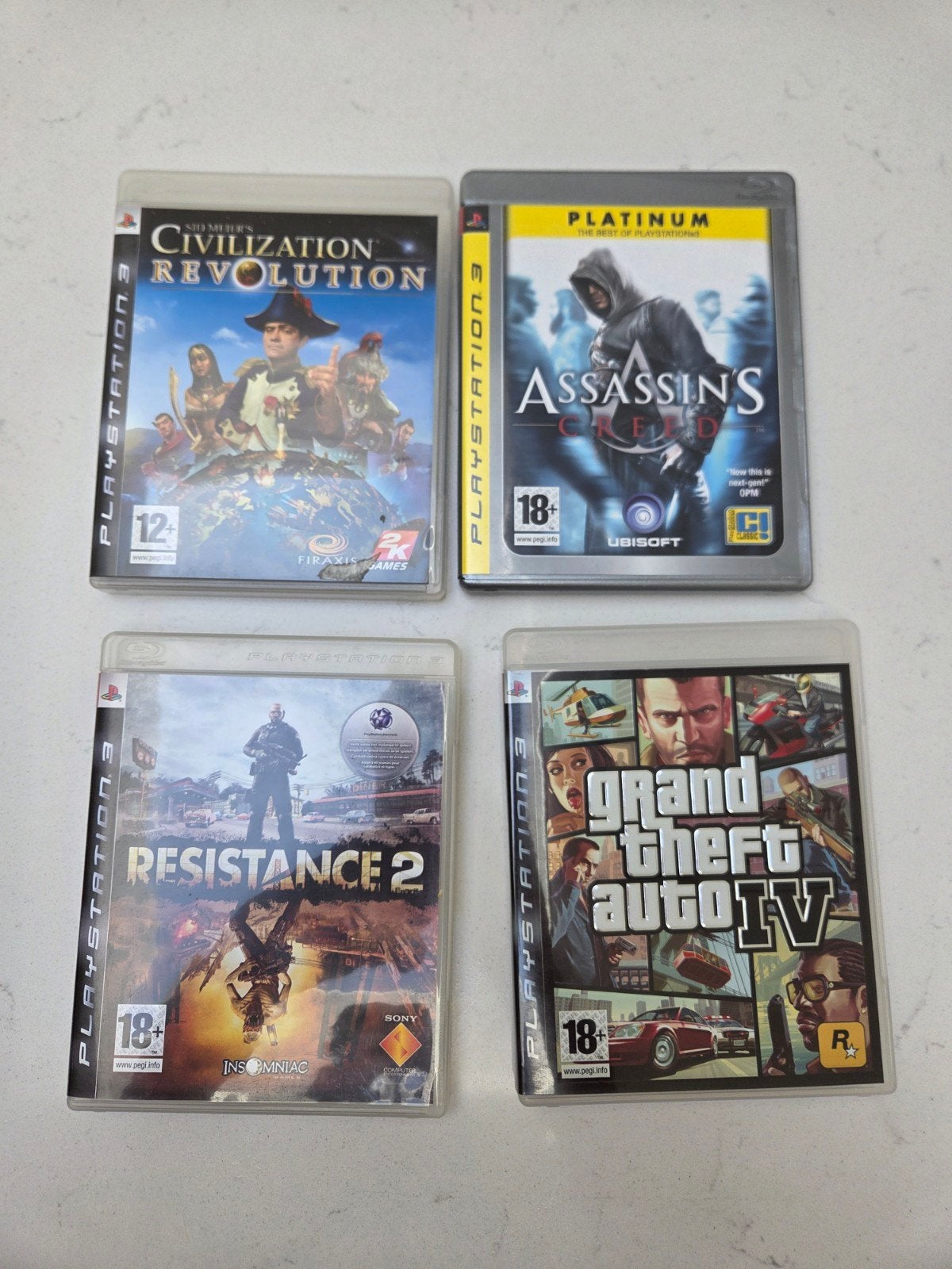 PS3 games - 4 stuks, Spelcomputers en Games, Avontuur en Actie, 1 speler, Ophalen of Verzenden, Zo goed als nieuw