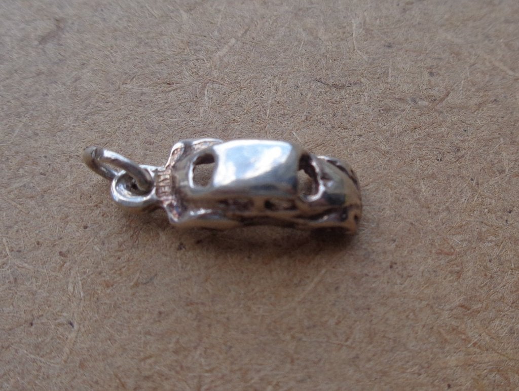 zilveren vintage bedel kever auto [069], Sieraden, Tassen en Uiterlijk, Overige merken, Verzenden, Zo goed als nieuw, 1 bedel