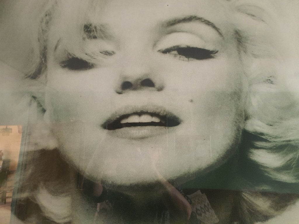 Marilyn Monroe in wissellijst 71 bij 1 mtr, Ophalen, 50 – 75, Zo goed als nieuw, Schilderij
