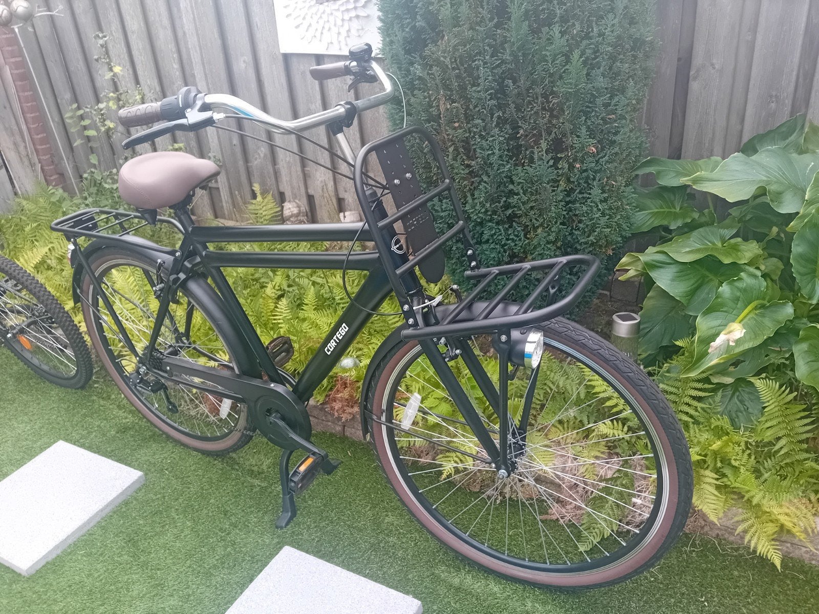 Cortego Transportfiets Zwart - Zo goed als nieuw, Velgrem, Versnellingen, Nieuw, Ophalen