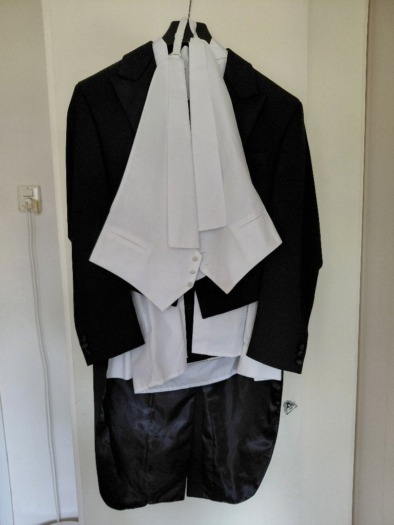 Vierdelig Jacquet, Ophalen, Kleding, Maat 46 (S) of kleiner, Overige thema's