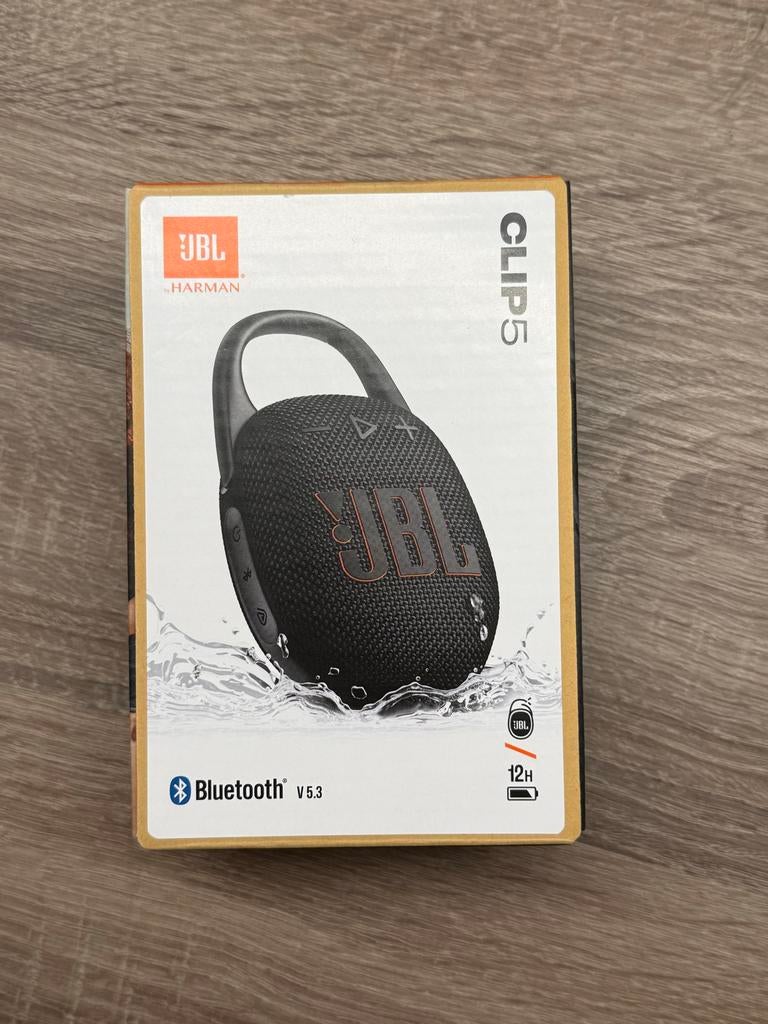 JBL Clip 5 Bluetooth speaker nieuw in gesealde verpakking!, JBL, Overige typen, Nieuw, Ophalen of Verzenden