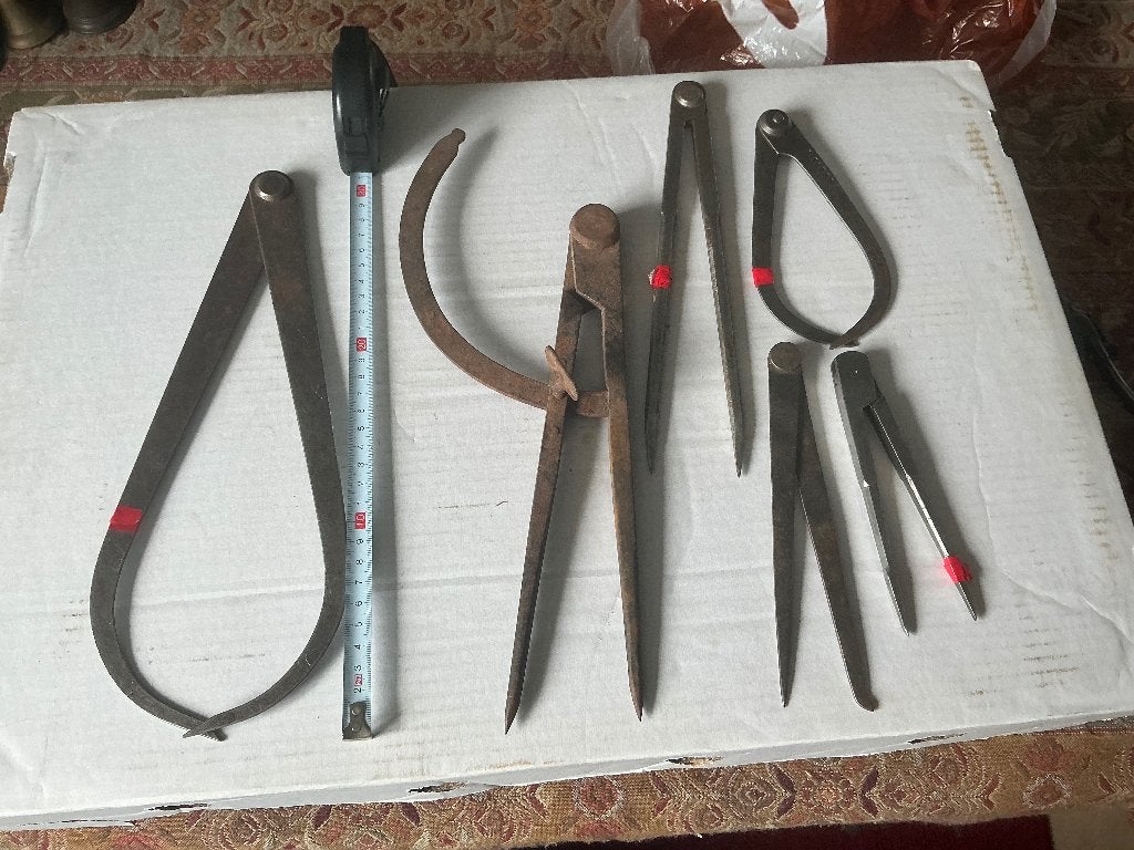 Oude passers, Antiek en Kunst, Antiek | Gereedschap en Instrumenten, Ophalen of Verzenden