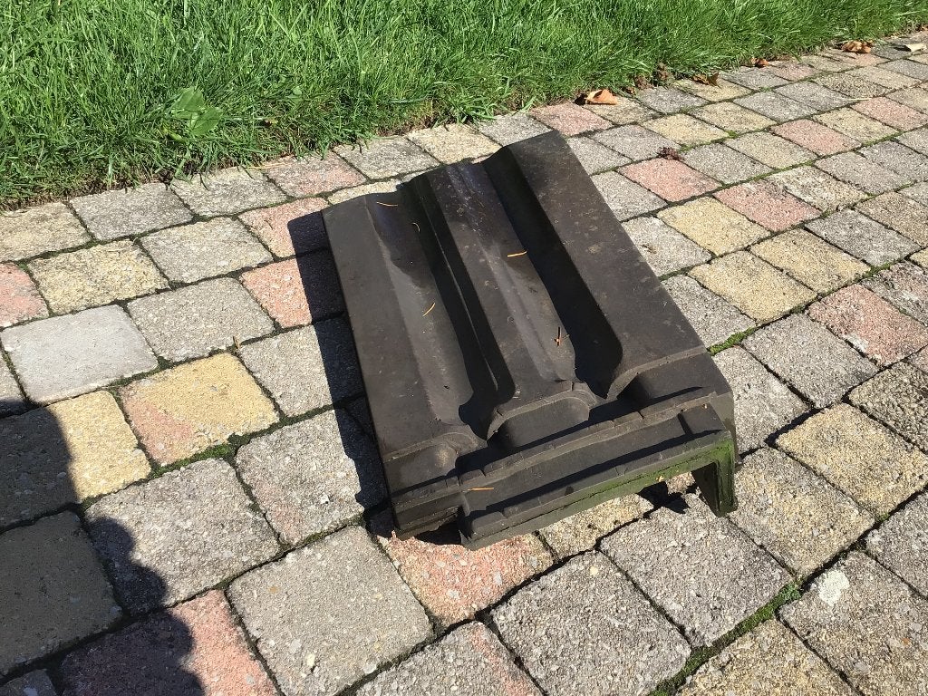 Mulden gevelpannen, Ophalen, Gebruikt, Steen of Klei, Minder dan 5 m²