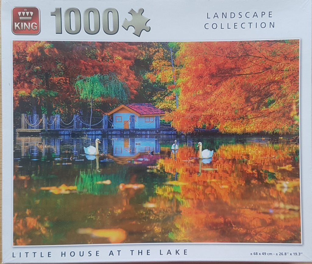 King puzzel Little house at the lake 1000 pc. Nieuw in folie, Ophalen of Verzenden, 500 t/m 1500 stukjes, Nieuw, Legpuzzel