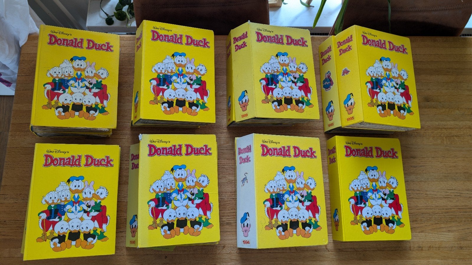 Grote collectie Donald Duck verzamelbanden (15 stuks), Meerdere stripboeken, Ophalen of Verzenden, Gelezen