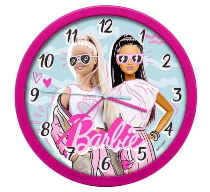 Barbie Wandklok / Klok, Nieuw, Ophalen of Verzenden, Nvt, Nvt