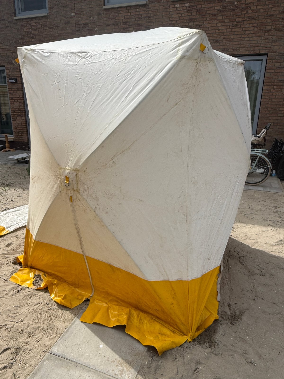 Werktent Karsten 5-seconden tent Snel op te zetten, Caravans en Kamperen, Tenten, Ophalen of Verzenden, Zo goed als nieuw, Tot en met 2