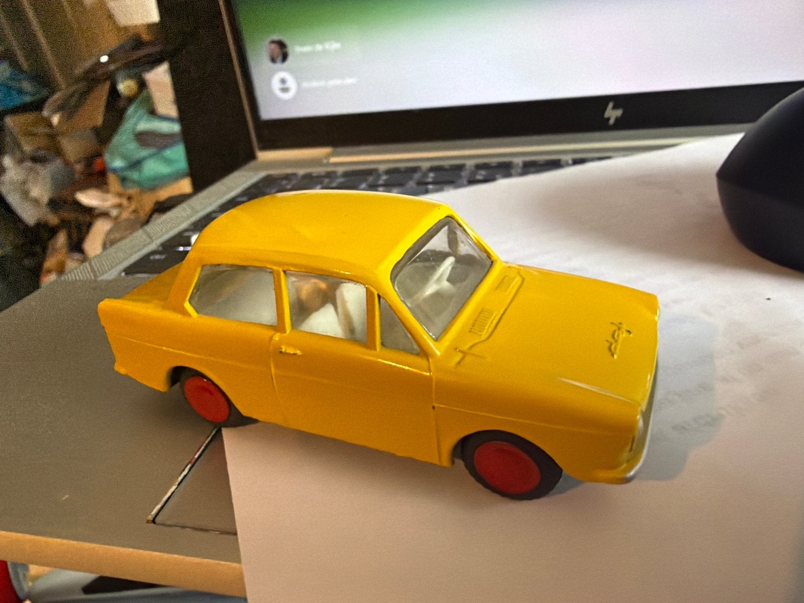 Lion Car DAF Daffodil - Vintage Speelgoedauto, Overige merken, Z, Gebruikt, Auto