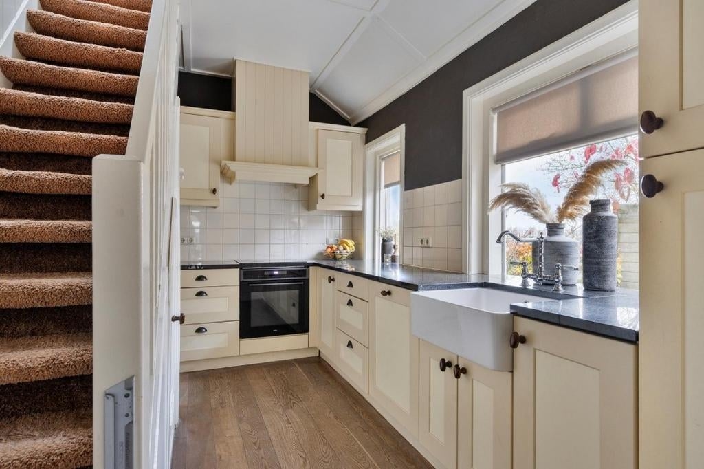 Te koop prachtige keuken!, Huis en Inrichting, Keuken | Complete keukens, Ophalen, Gebruikt, Crème, Hoekkeuken