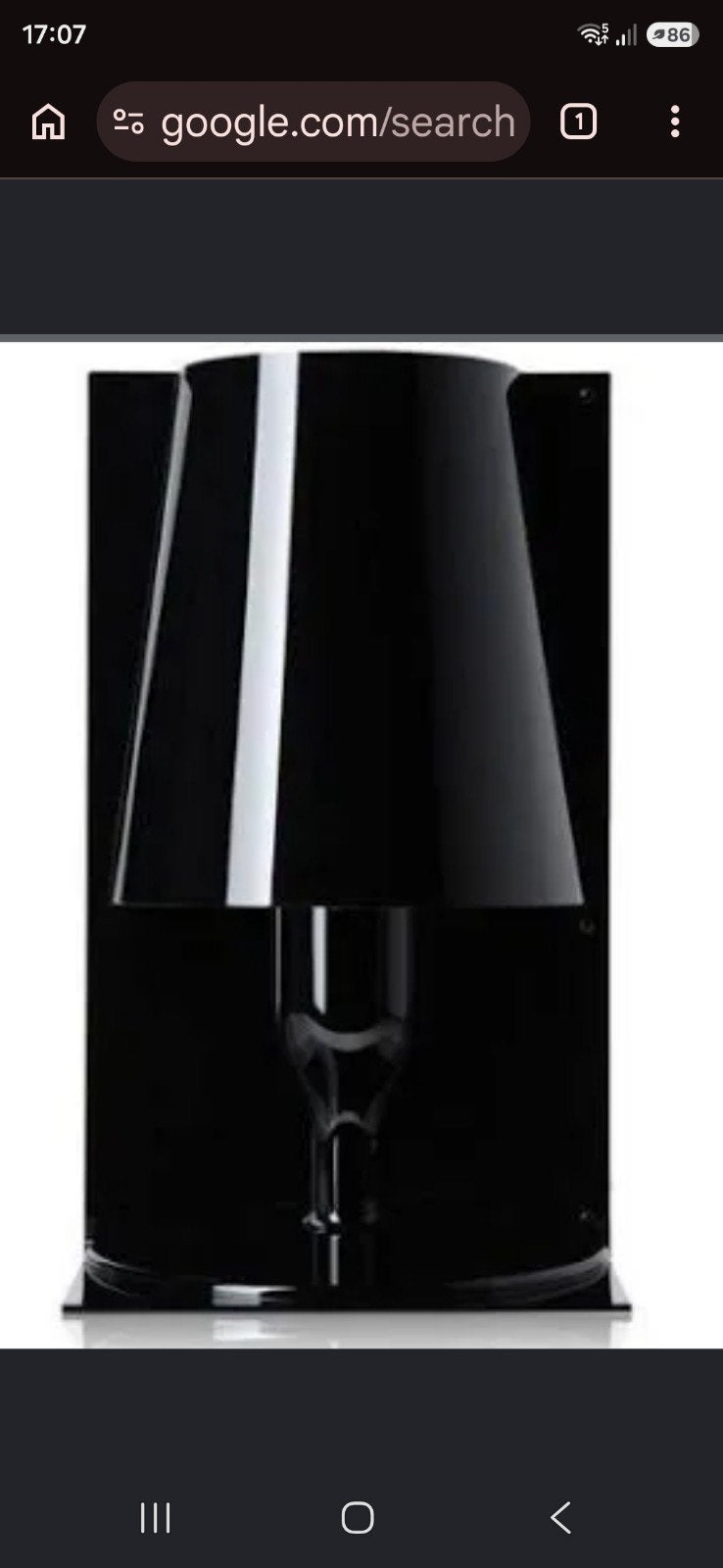 Kartell Take Tafellamp - Modern Design, Ophalen, Kunststof, Overige merken, Zwart
