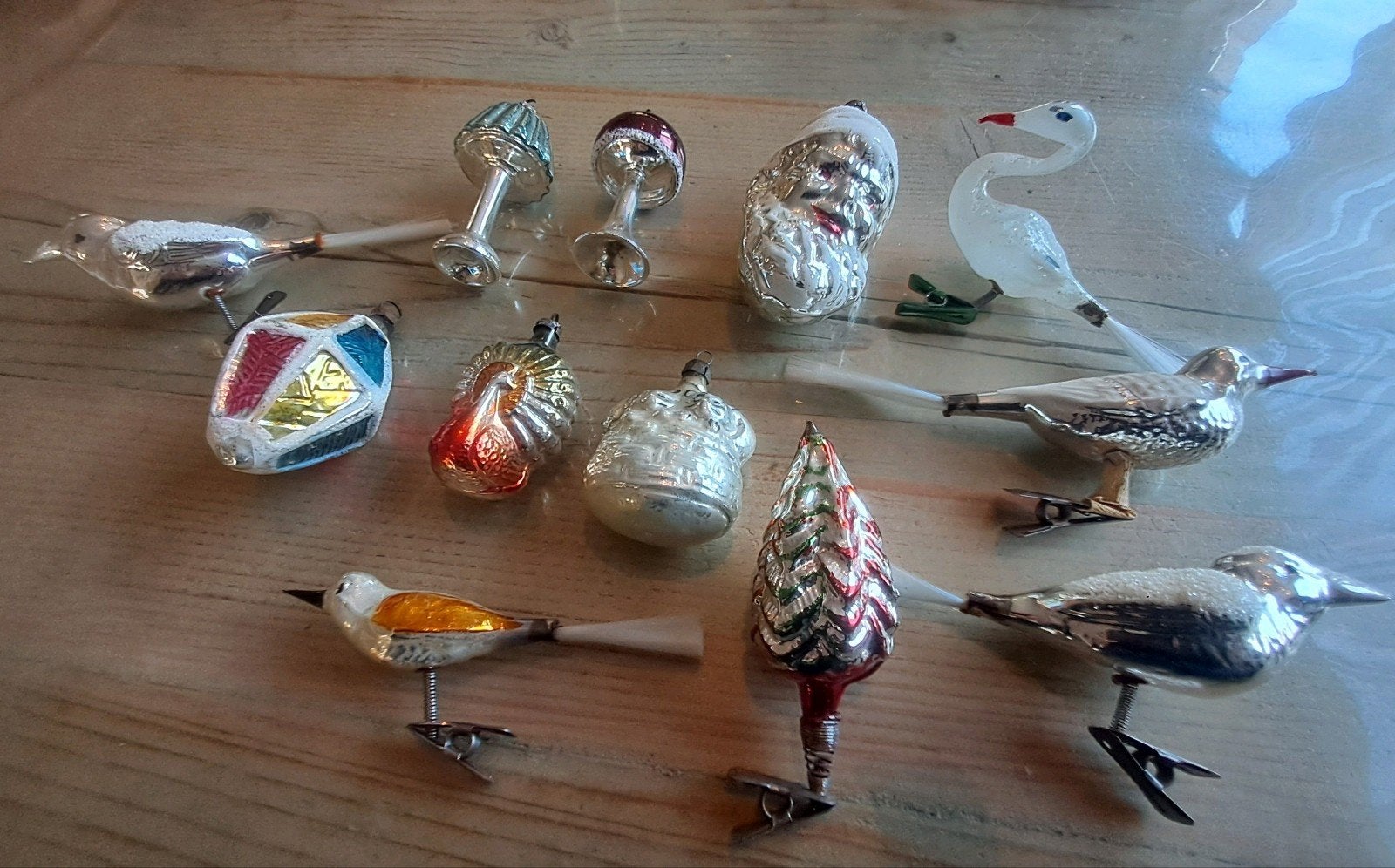 Antieke kerstballen/ornamenten. ( allerlei ), Diversen, Ophalen of Verzenden