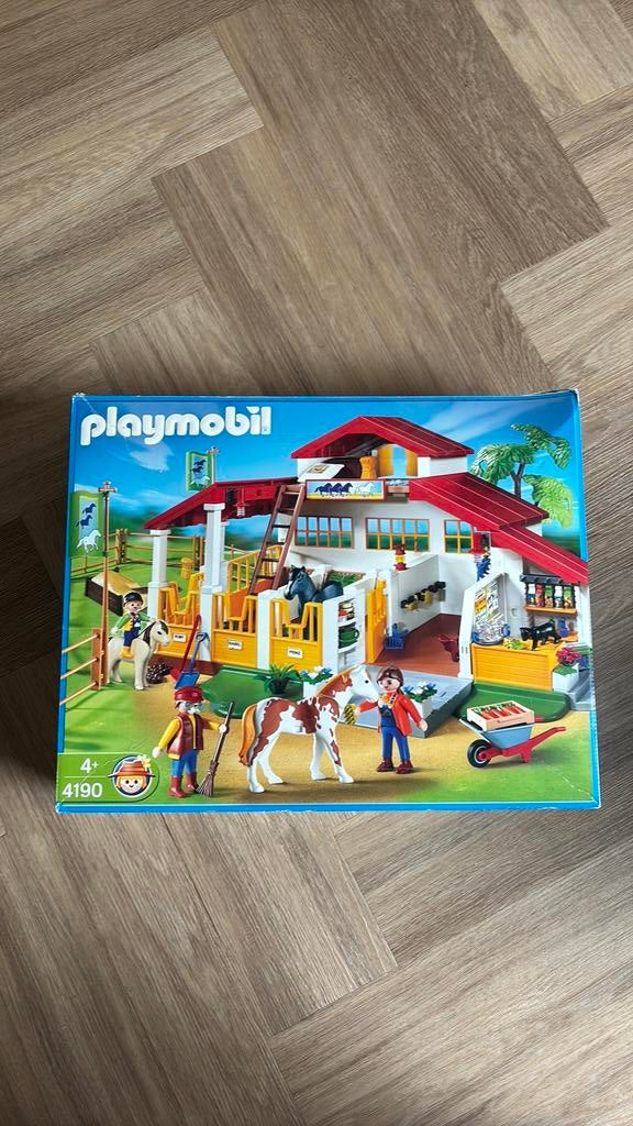 Playmobil Manege, Ophalen of Verzenden, Zo goed als nieuw