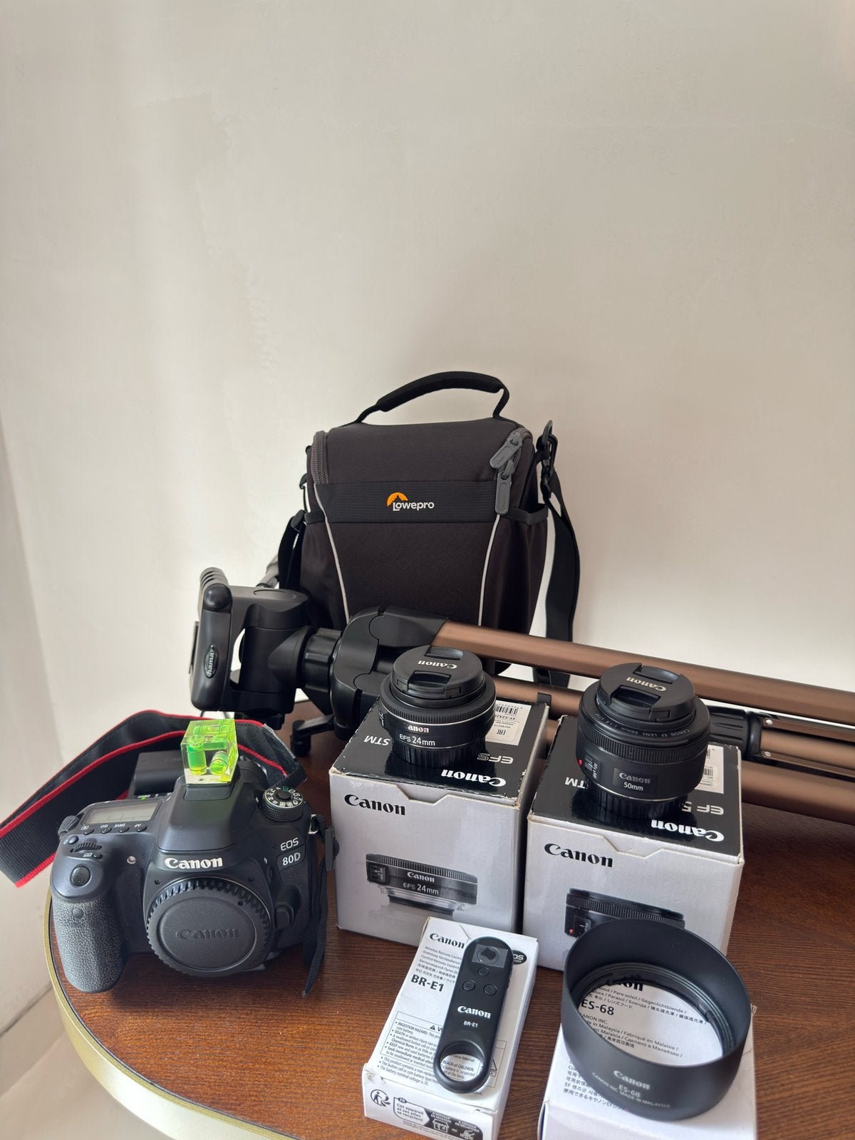 Canon EOS 80D Spiegelreflex Camera Complete Set, Ophalen of Verzenden, Zo goed als nieuw, Canon, Geen optische zoom