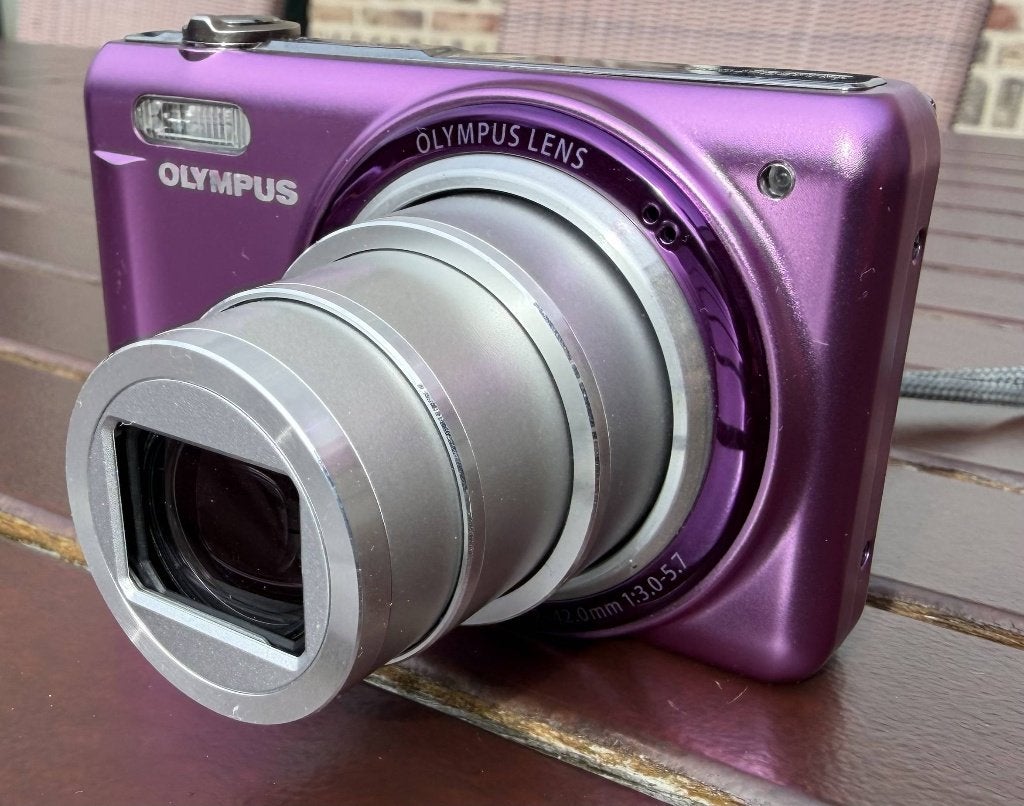 Olympus VR-310 digitale compact camera, 14 megapixels, Geheugenkaart, Beeldstabilisatie, Ophalen of Verzenden