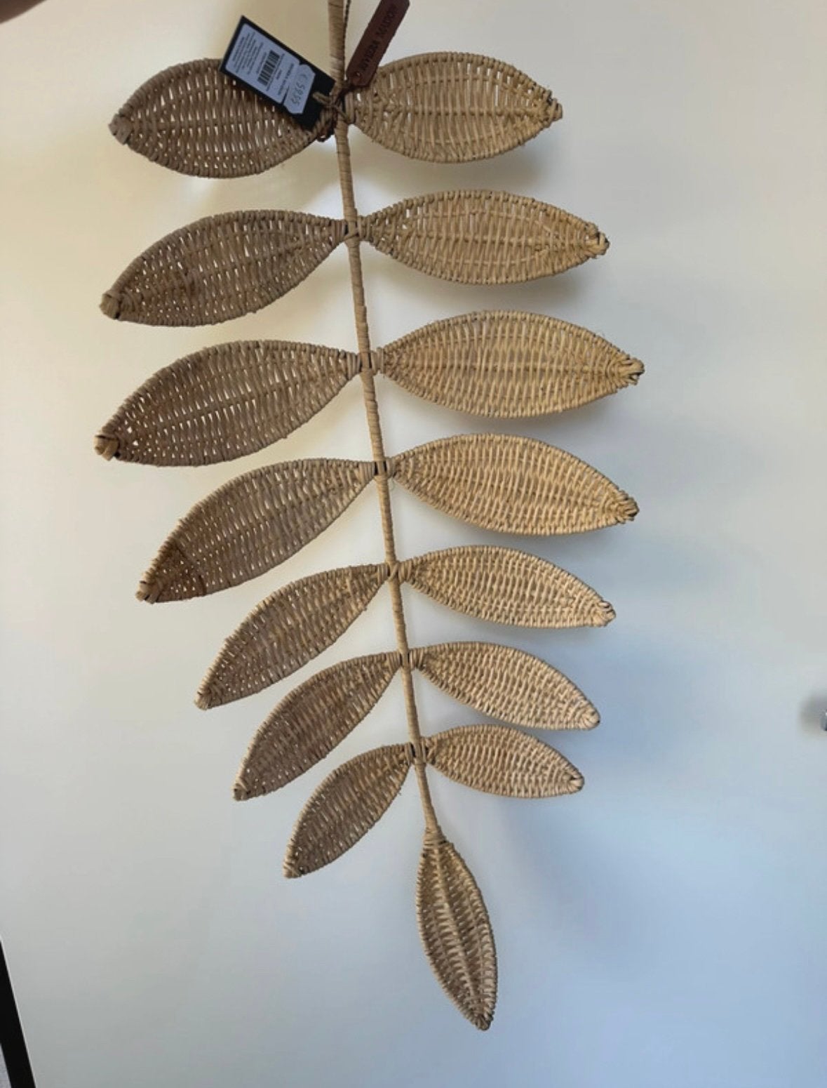 10 nieuwe Rivièra Maison (wand)decoratie rotan bladeren, Huis en Inrichting, Woonaccessoires | Wanddecoraties, Nieuw, Ophalen