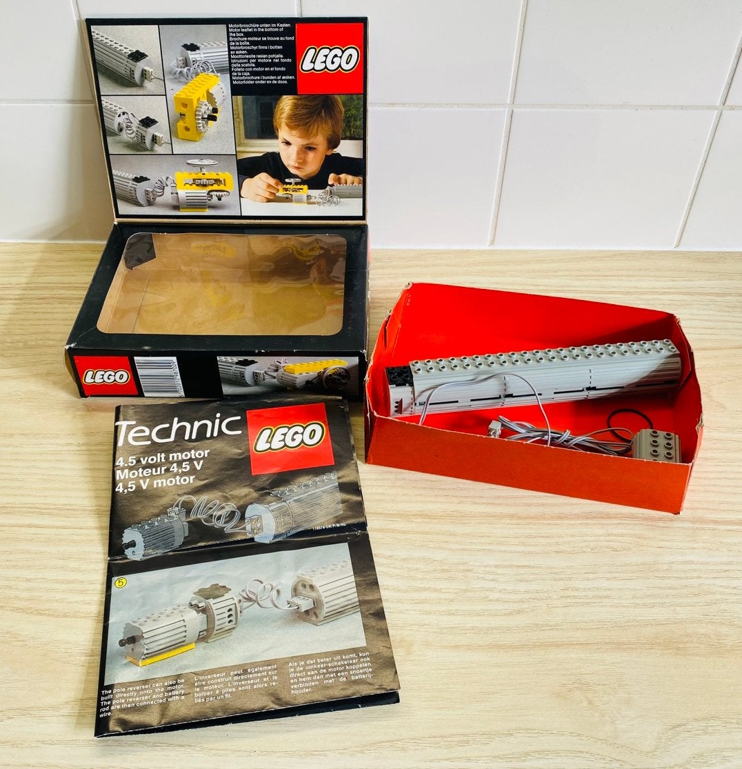 Lego Technic 8700 - 4,5 volt motor, Gebruikt, Lego, Accessoire, Ophalen of Verzenden