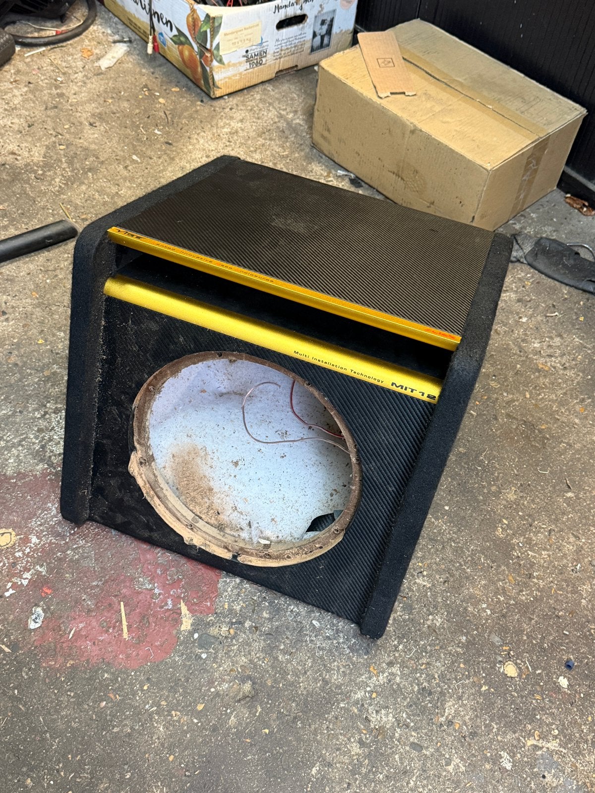 Vibe subwoofer kist, Ophalen, Zo goed als nieuw