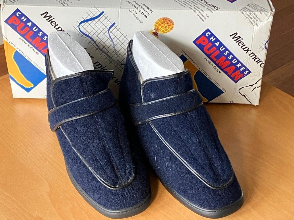 Gezondheidsschoenen Pullman, Ophalen, Blauw, Pantoffels of Sloffen, Gedragen