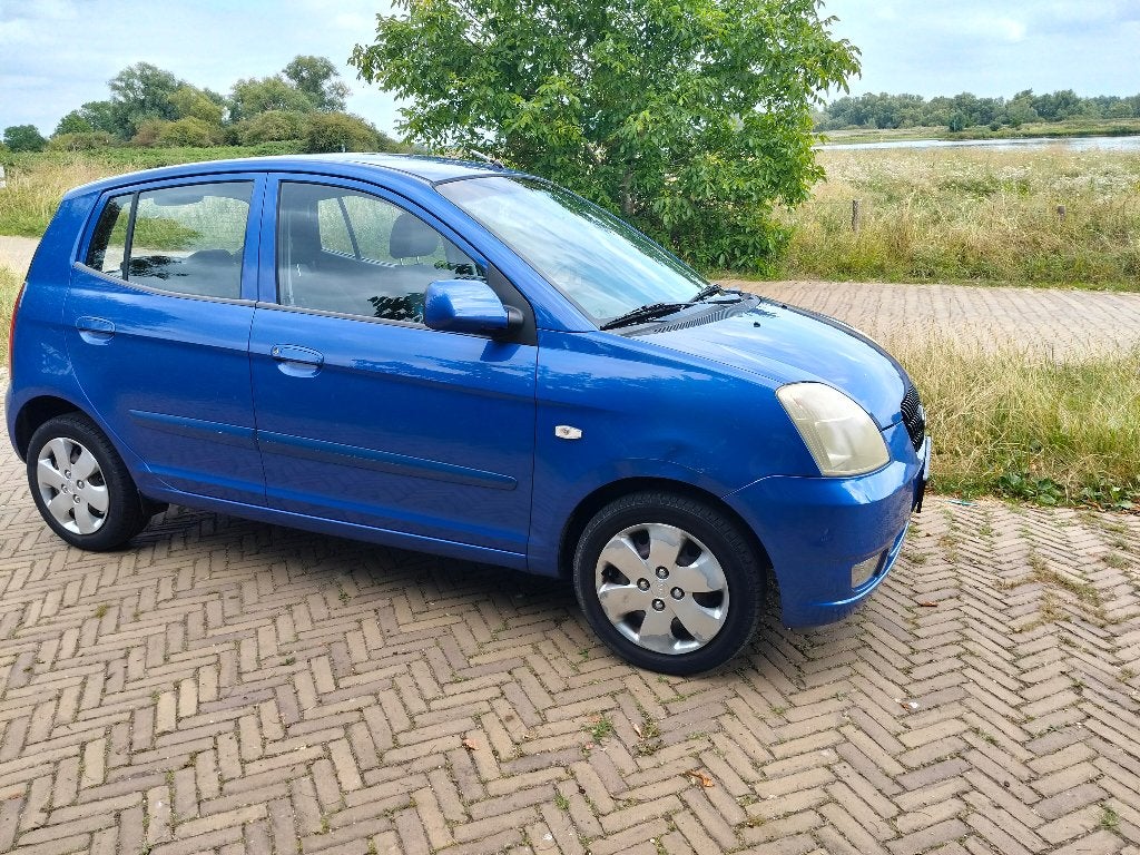 Kia Picanto 1.0 2004 Blauw, Voorwielaandrijving, Stof, 836 kg, 31 €/maand