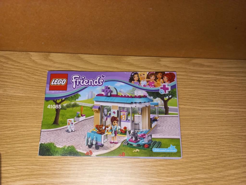 LEGO Friends Dierenkliniek 41085 - Handleiding & Onderdelen, Ophalen of Verzenden, Gebruikt, Overige merken