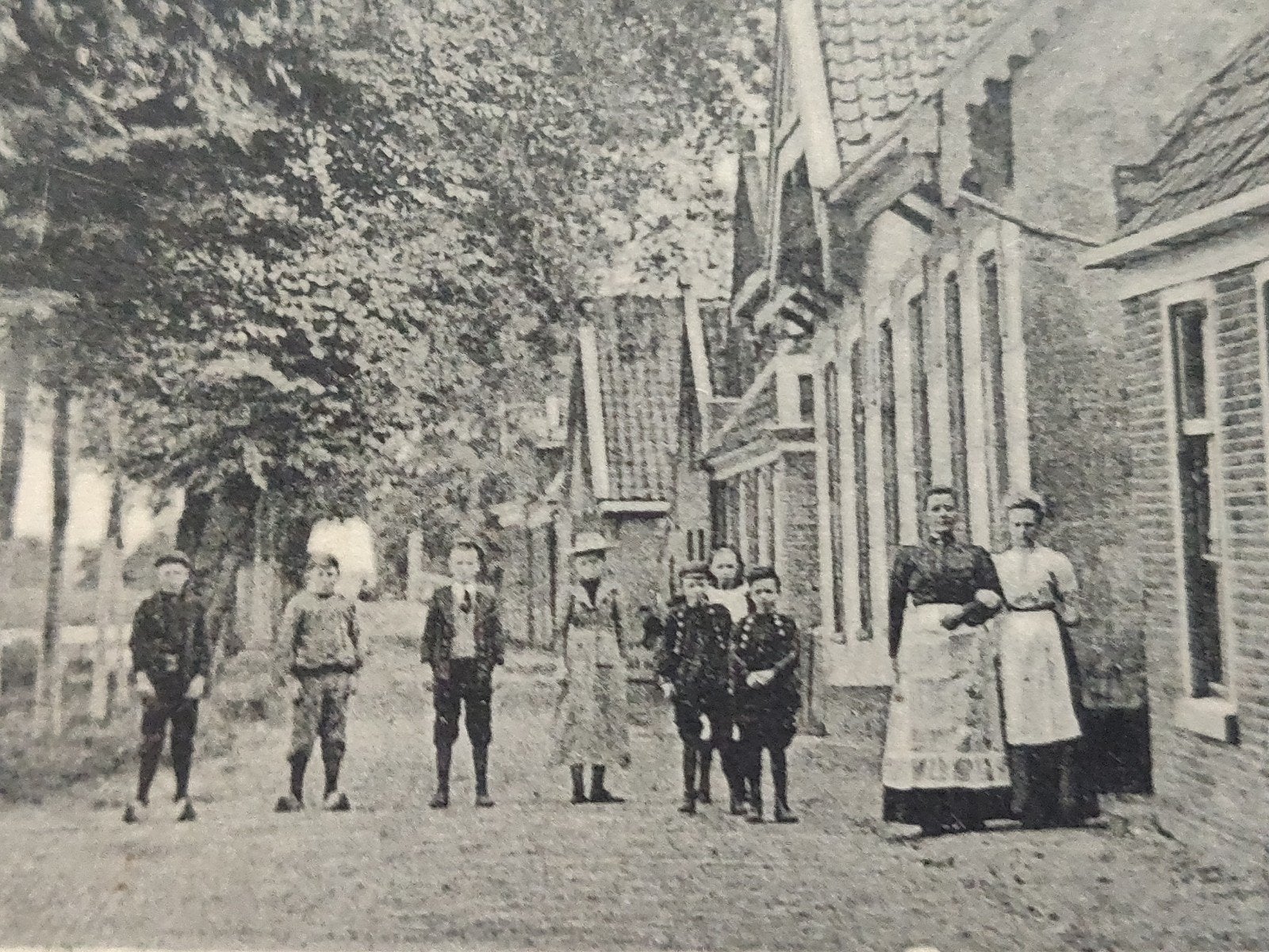 X3132 Wijde Wormer 1903, Verzamelen, Ansichtkaarten | Nederland, Ophalen of Verzenden, Voor 1920, Zuid-Holland
