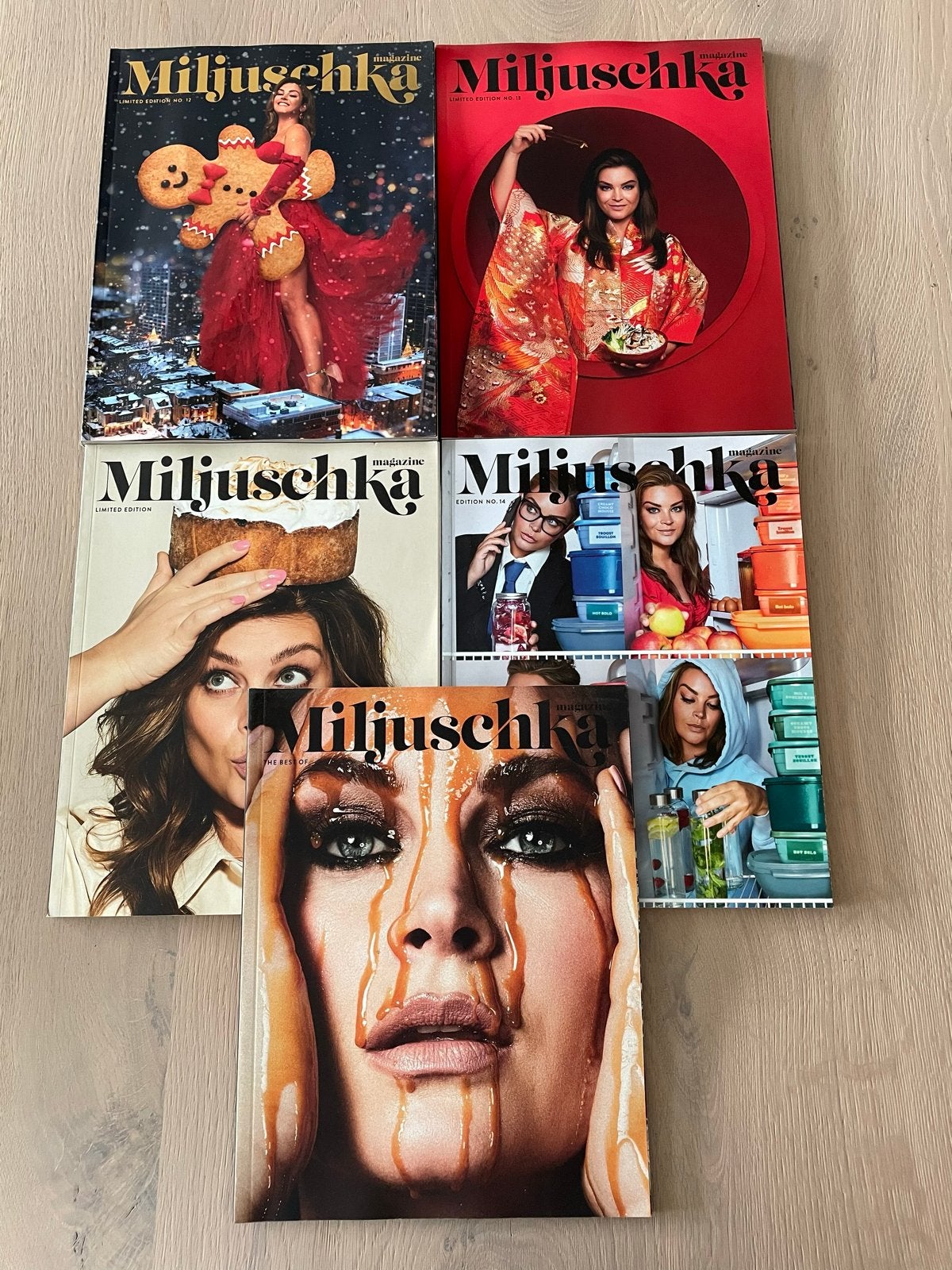Miljuschka Magazine - Complete set van 5 edities, Ophalen of Verzenden, Nieuw, Damesbladen