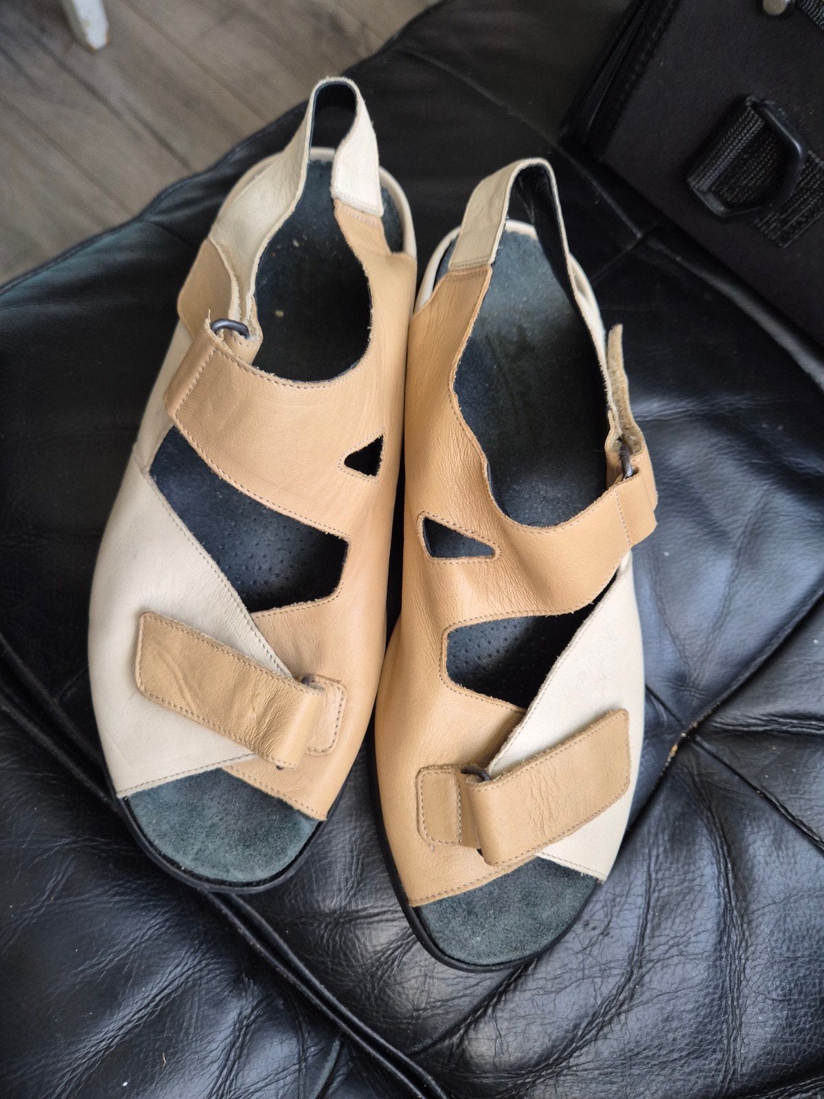 Comfortabele sandalen van Greenway Stabilizer, Beige, Gedragen, Greenway Stabilizer, Sandalen of Muiltjes