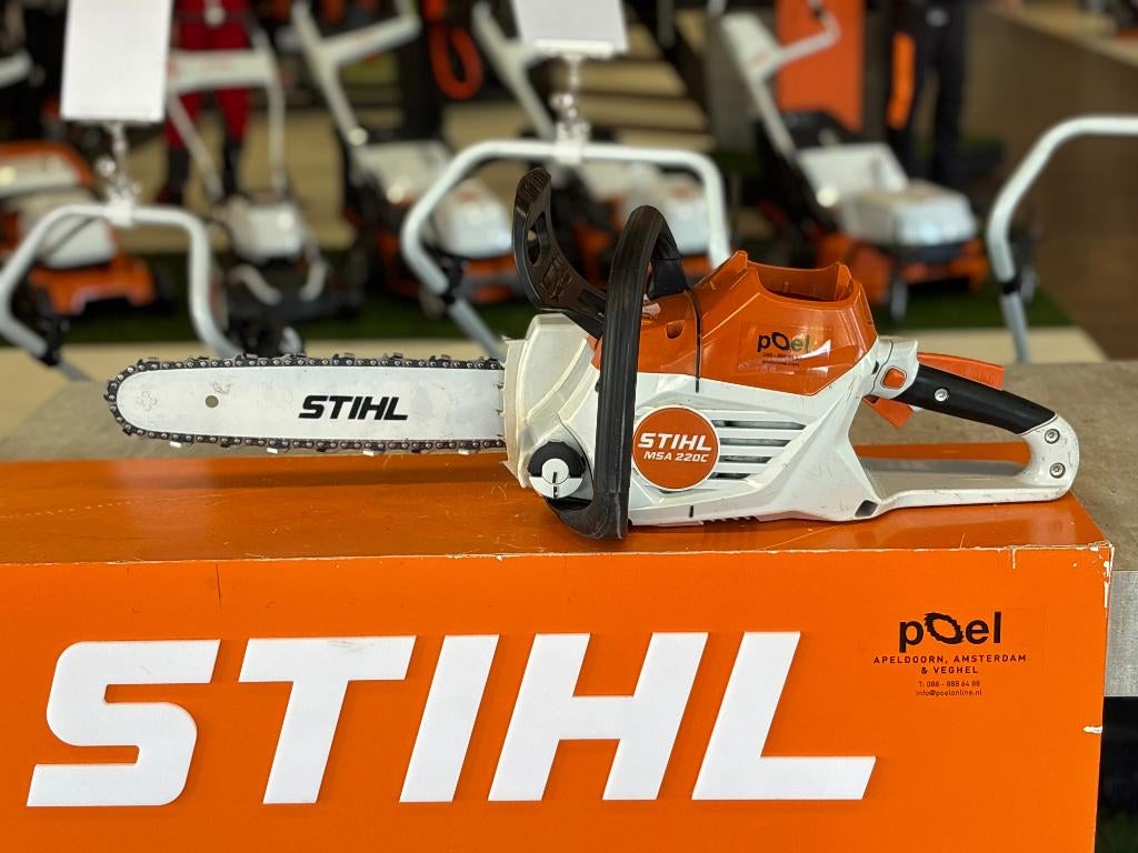 STIHL MSA 220 Accu Kettingzaag – Incl onderhoudsbeurt, Ophalen of Verzenden, Gebruikt, Overige soorten, Stihl