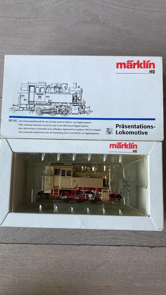 Marklin ho BR 80 Prasentations Lokomotive locomotief nieuw, Hobby en Vrije tijd, Modeltreinen | H0, Nieuw, Locomotief, Wisselstroom