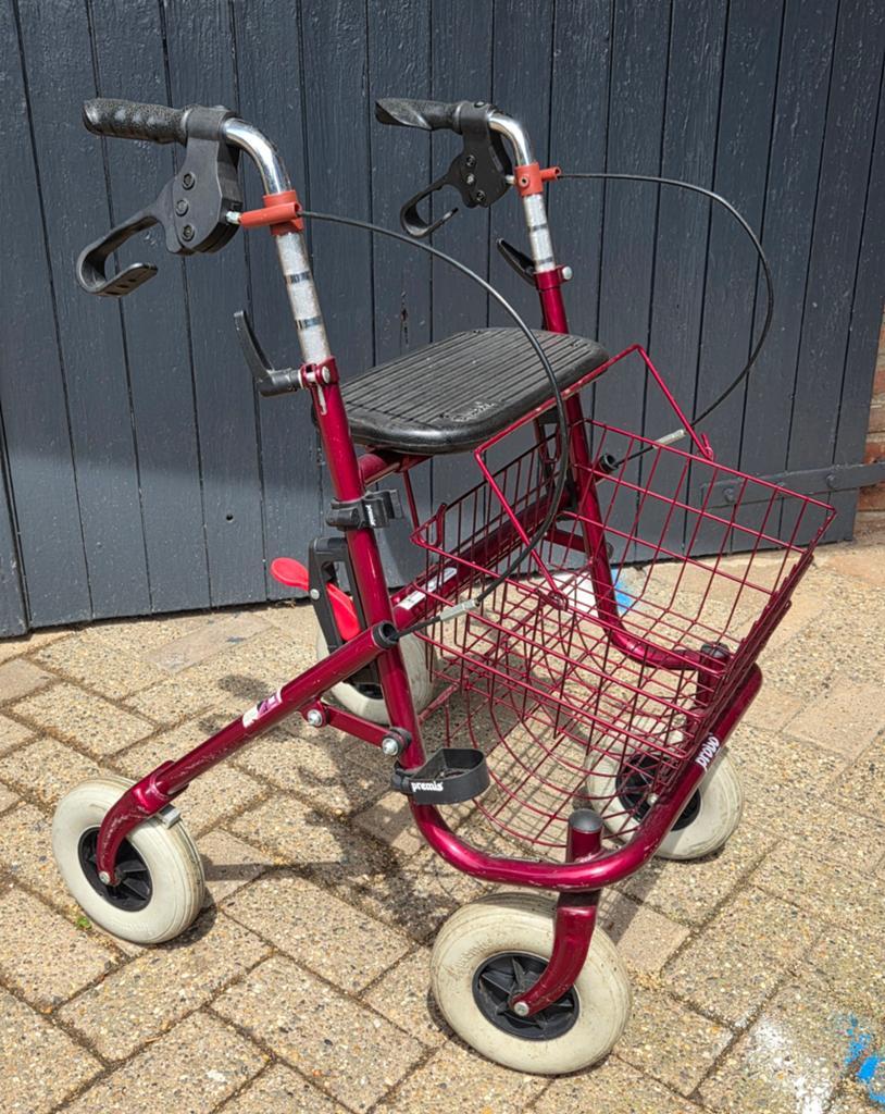 Rollator, Ophalen, Opvouwbaar, Gebruikt