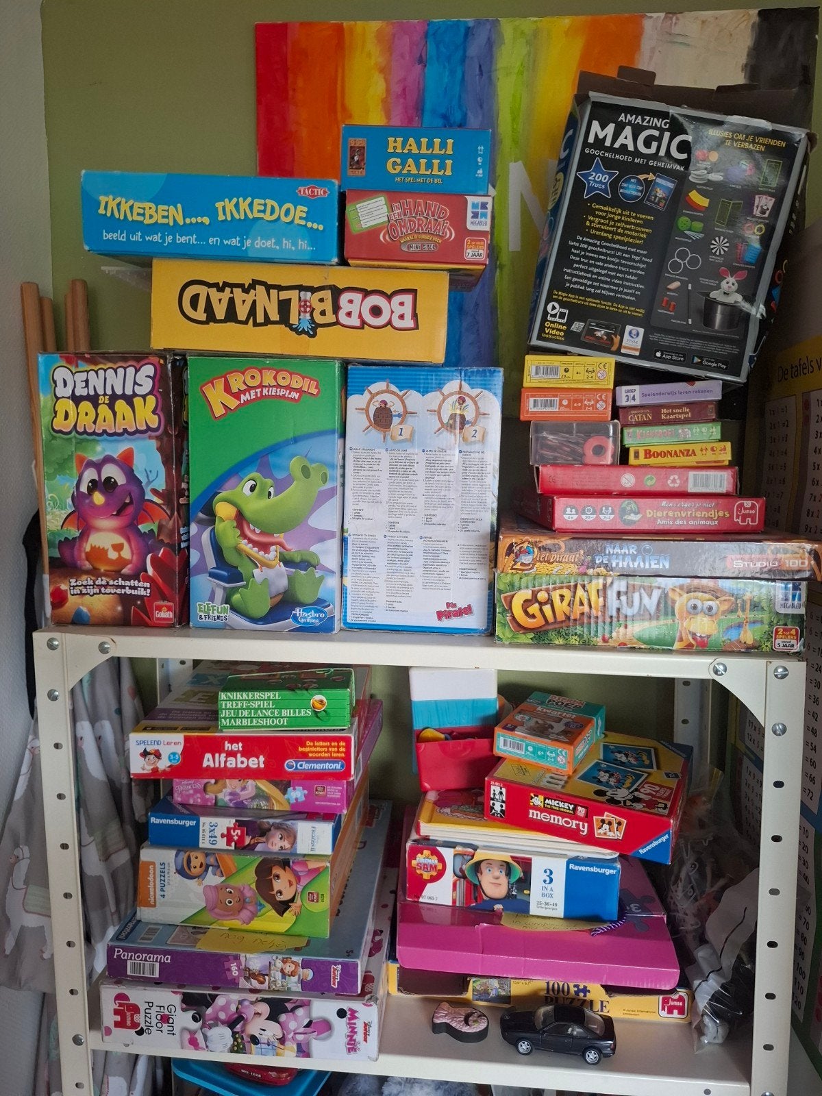 Diverse Bordspellen en Puzzels - Grote Collectie, Een of twee spelers, Ophalen of Verzenden, Gebruikt, Reisspel