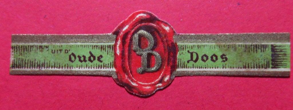 Uit d'Oude Doos sigarenbandje, Verzamelen, Verzenden, Gebruikt, Sigarenbandjes