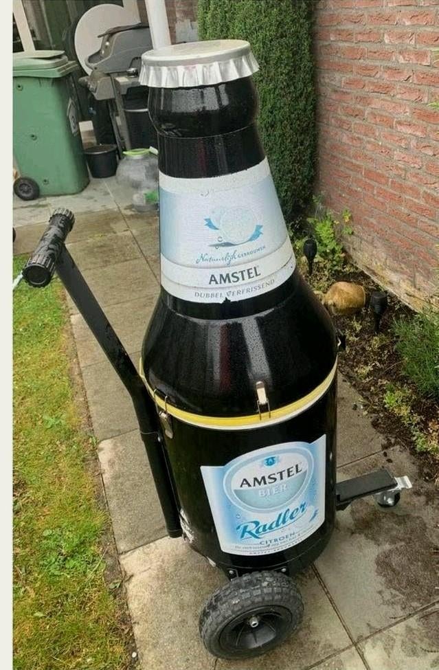 Amstel Radler Barbeque/Koelbox/Tafel op wielen -, Ophalen, Gebruikt, Amstel