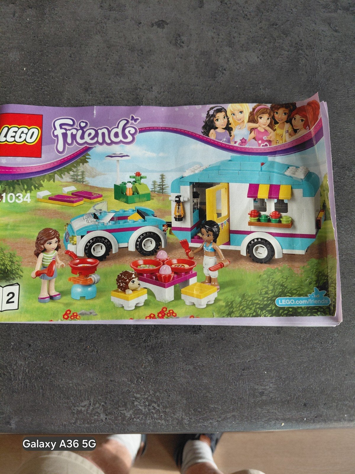 Lego Friends Camper met auto en accessoires, Ophalen, Gebruikt, Lego, Friends