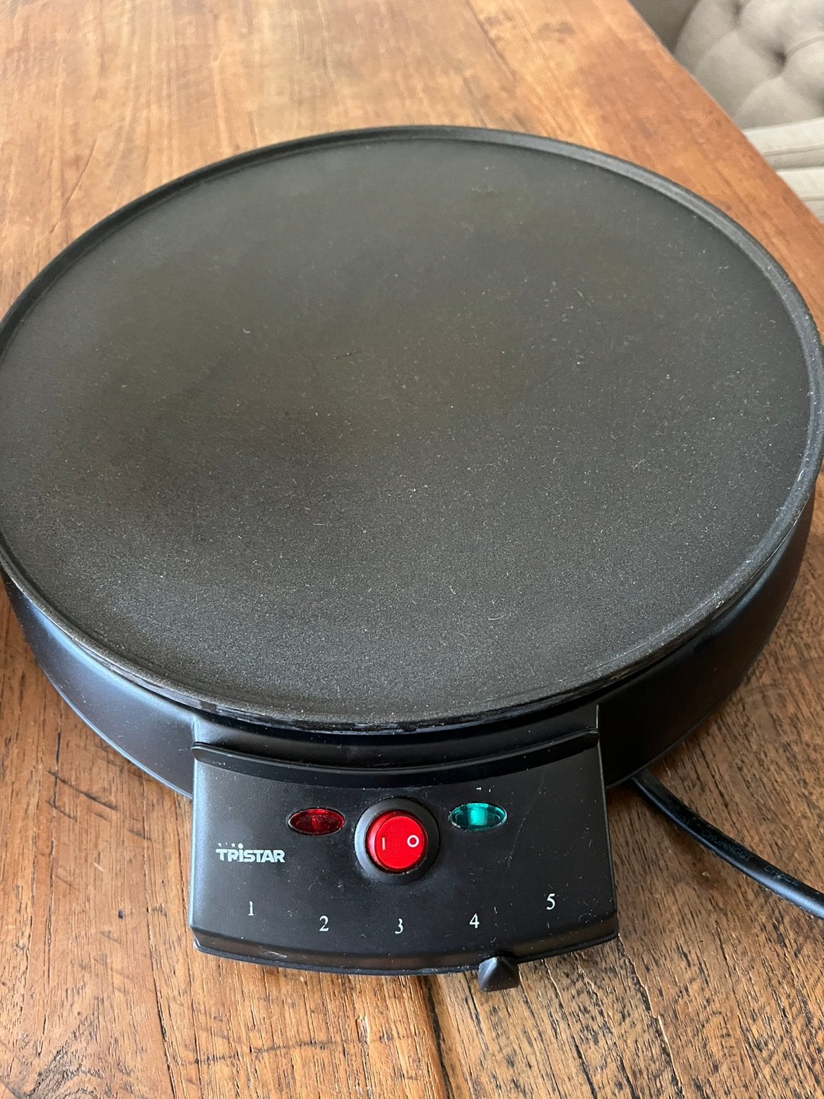 Tristar crepemaker, Witgoed en Apparatuur, Grillplaten, Ophalen of Verzenden, Zo goed als nieuw, Tafelgrill
