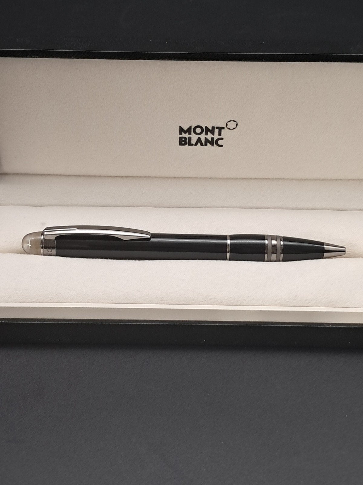 Montblanc Starwalker Midnight Black Balpen, Verzamelen, Pennenverzamelingen, Balpen, Met doosje, Ophalen of Verzenden, Zo goed als nieuw