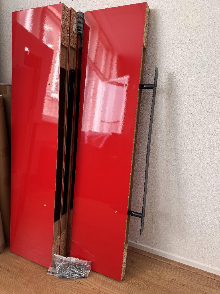 IKEA LACK Planken Rood, Ophalen, Zo goed als nieuw