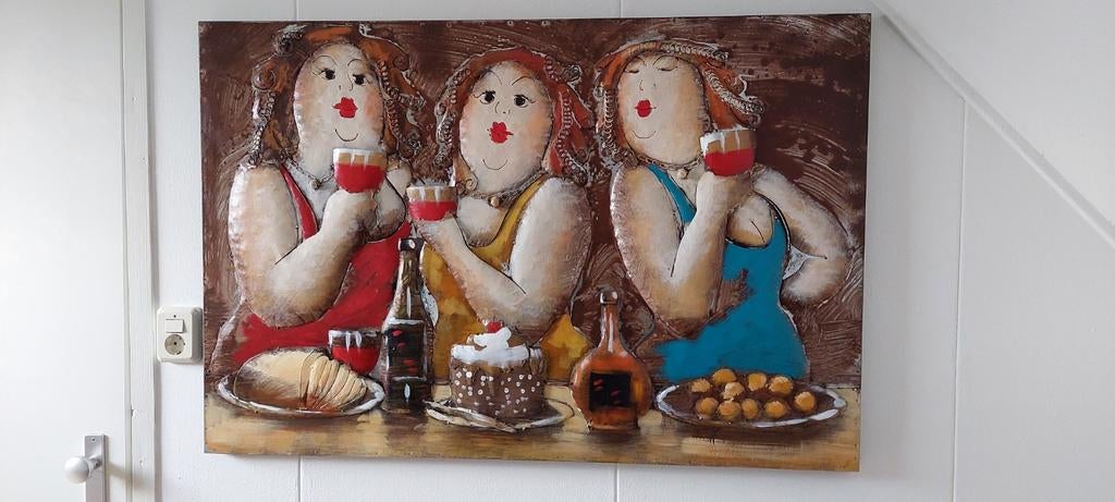 3D Metalen schilderij, Ophalen