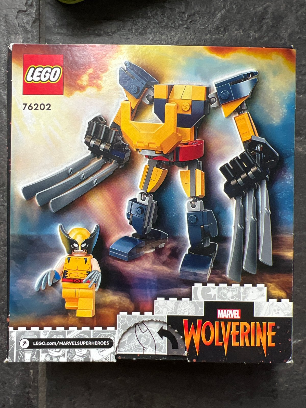 LEGO Marvel Wolverine Mech Armor 76202 - Complete Set, Ophalen, Gebruikt, Marvel, Lego