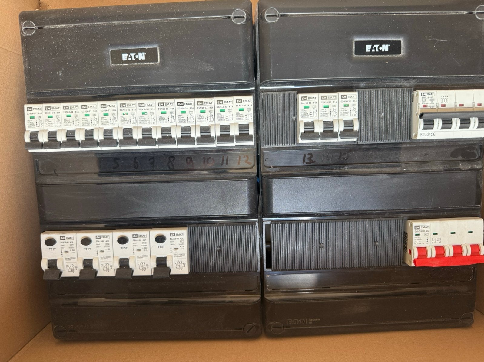 EMAT groepenkast, Doe-het-zelf en Verbouw, Elektra en Kabels, Ophalen of Verzenden, Zo goed als nieuw, Overige typen