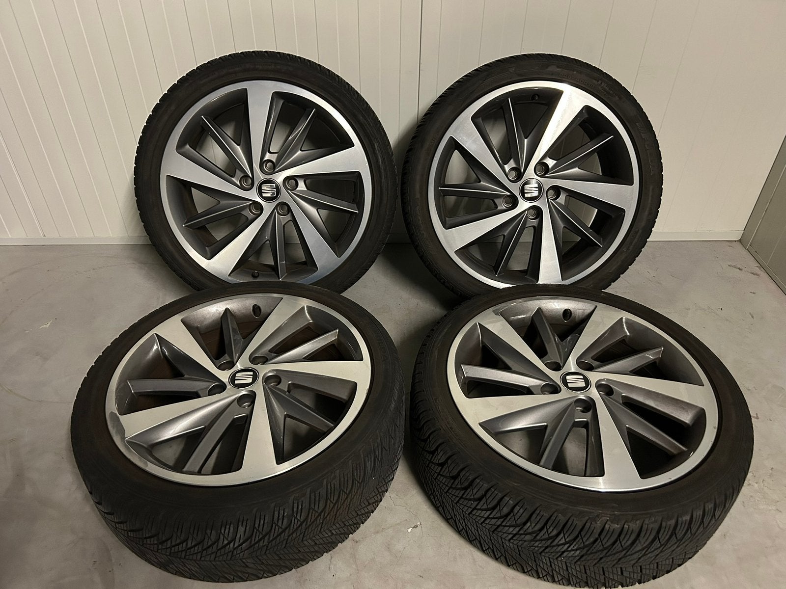 Originele Seat Leon 5F FR 18 inch 5x112 Fulda Allseason 2021, Auto-onderdelen, Ophalen, 18 inch, Gebruikt, Banden en Velgen