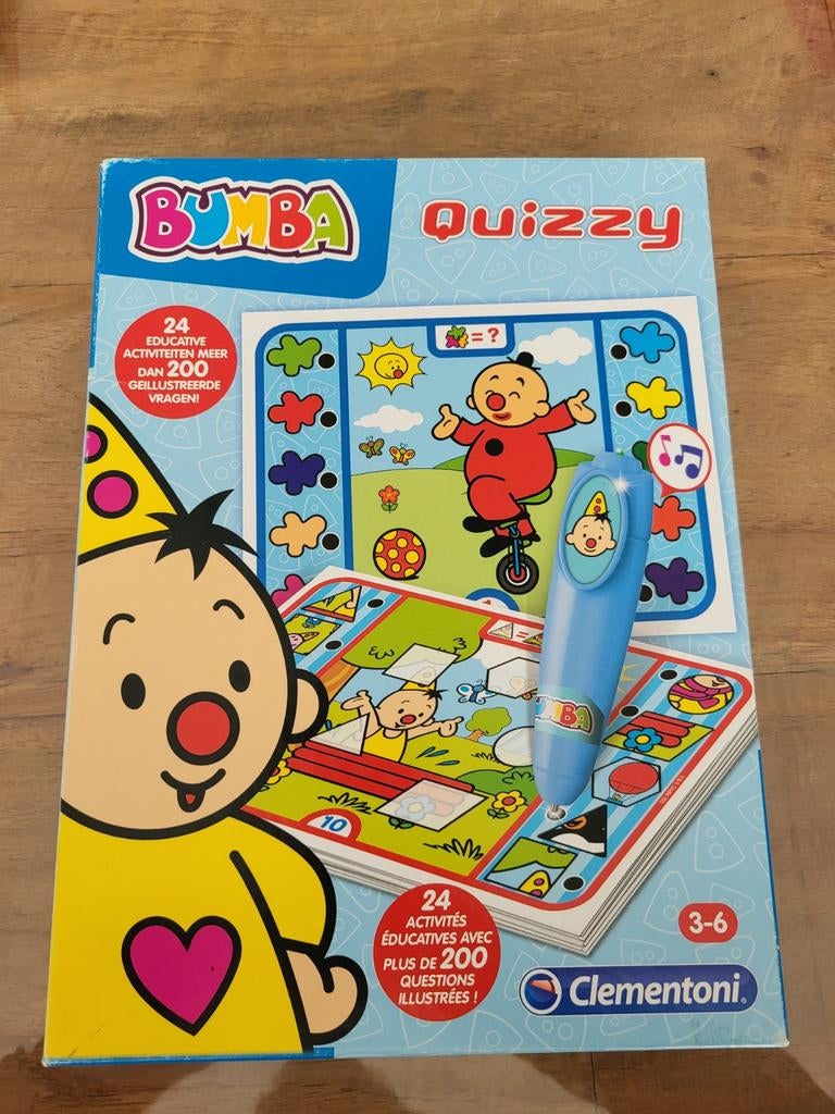 Bumba Quizzy Educatief Spel Clementoni 3-6 jaar, Ophalen of Verzenden, Zo goed als nieuw, Taal en Lezen, Met licht