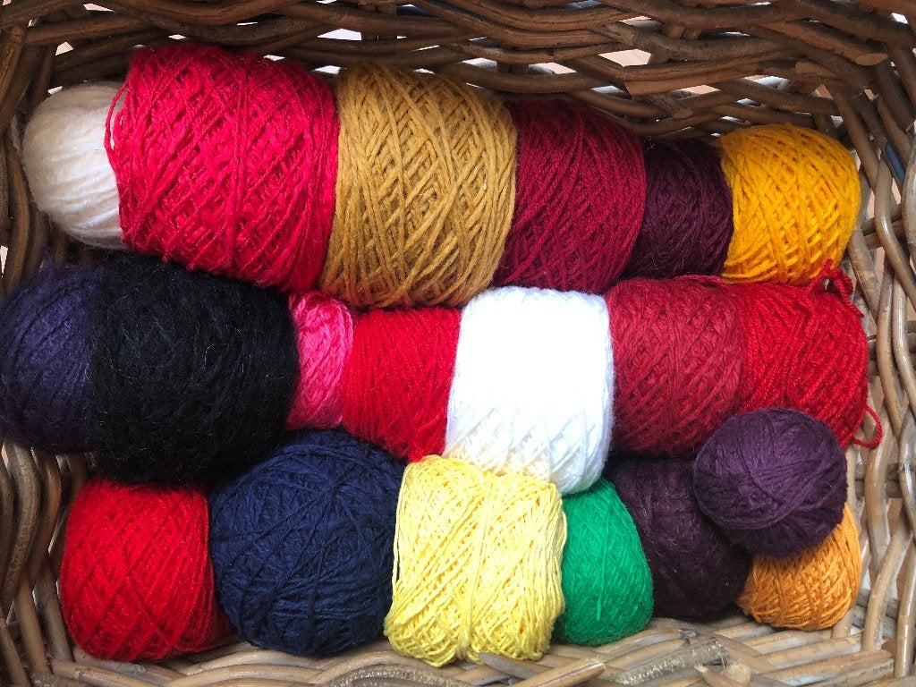 Restjes garen diverse kleuren, Ophalen of Verzenden, Zo goed als nieuw, Breien of Haken, Wol of Garen