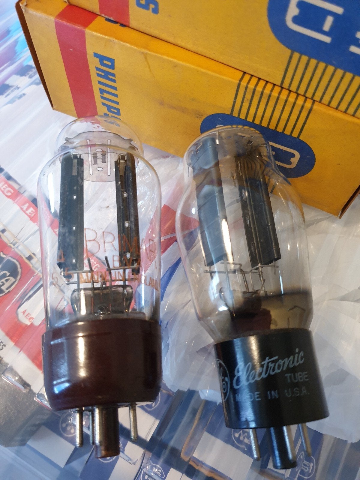 5U4 Gelijkrichter buizen RCA Brimar, Ophalen of Verzenden