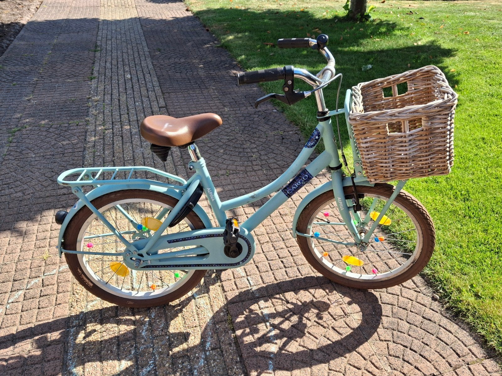 Alpina 18 inch meisjesfiets, Fietsen en Brommers, Ophalen, Terugtraprem, Gebruikt, Handrem