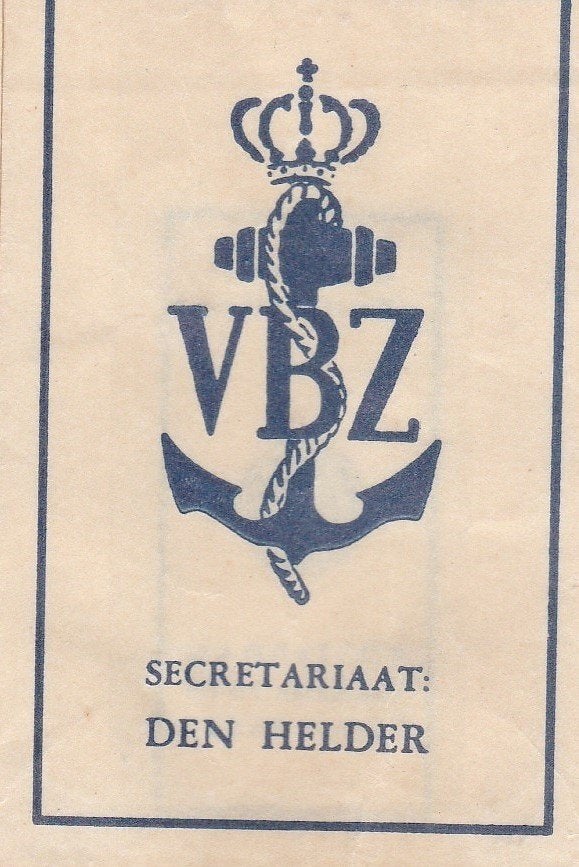 VBZ Den Helder - zeemacht anker touw kroon dukdalf bolder, Ophalen of Verzenden